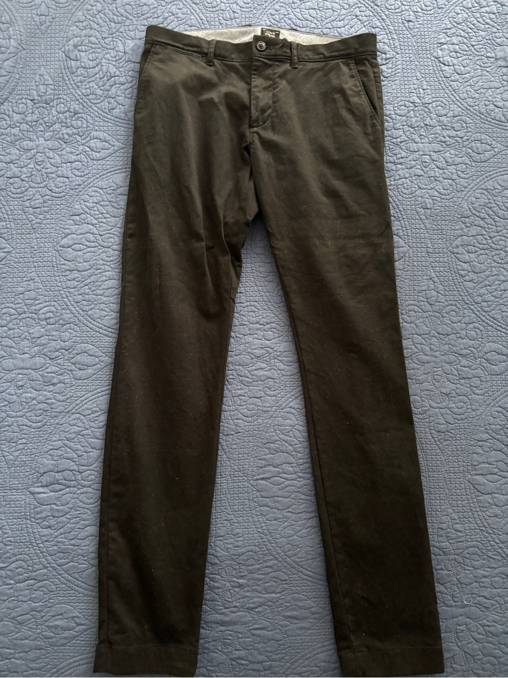 J. Crew Skinny Chinos in Dark Olive